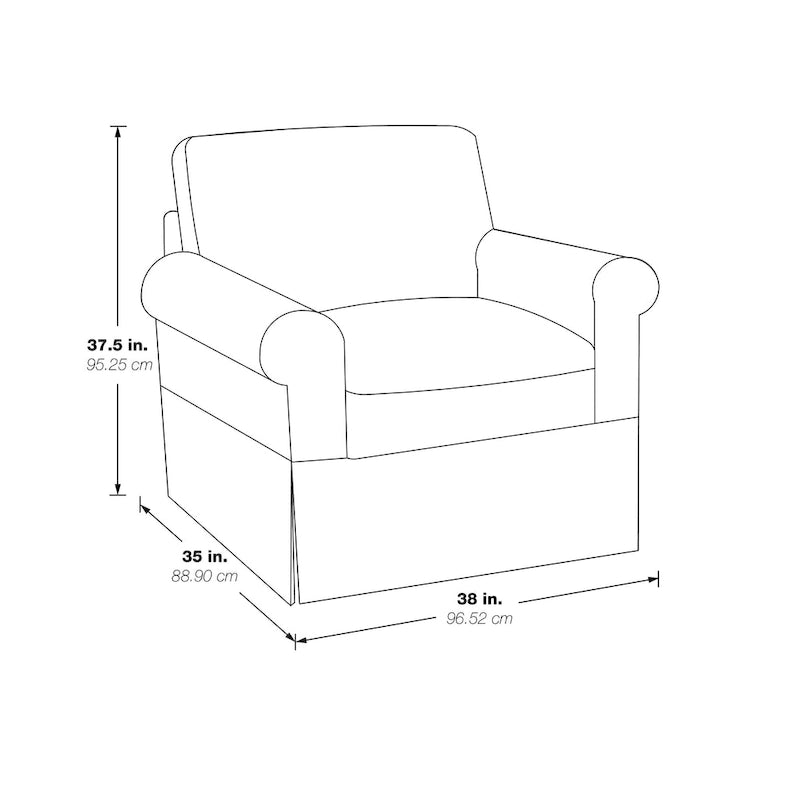 Arm Chair with Removable Slip Cover