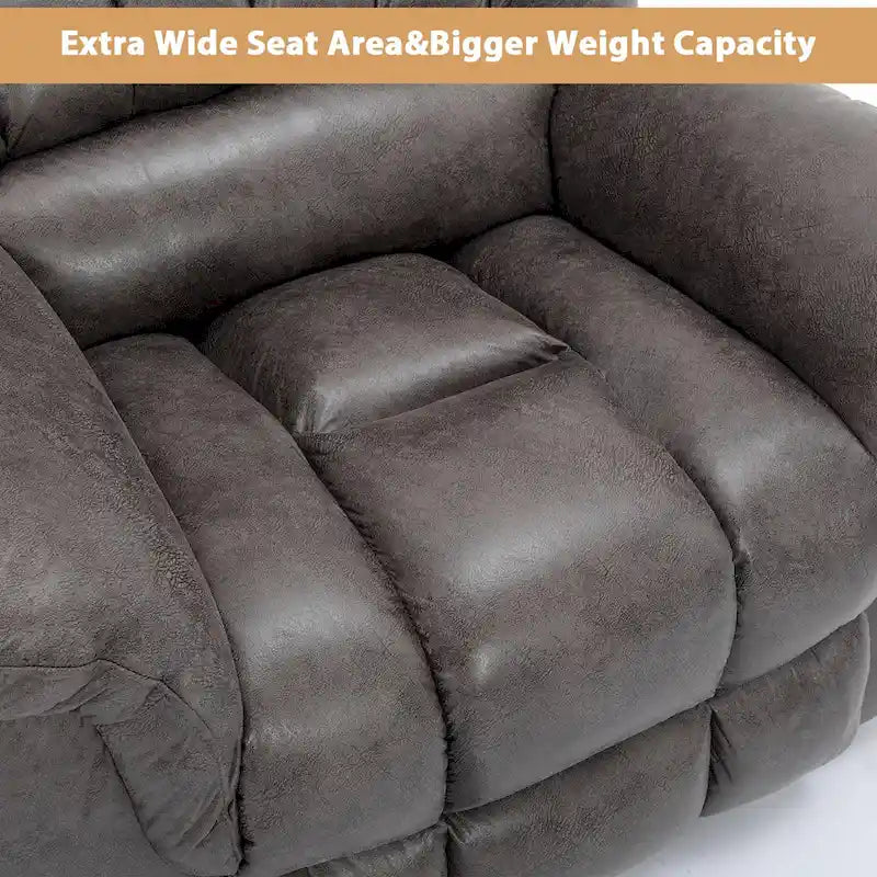 42 Wide Oversize Power Lift Recliner Chair with Massage and Heating