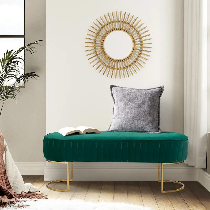 48 Wide Bench with Metal Base