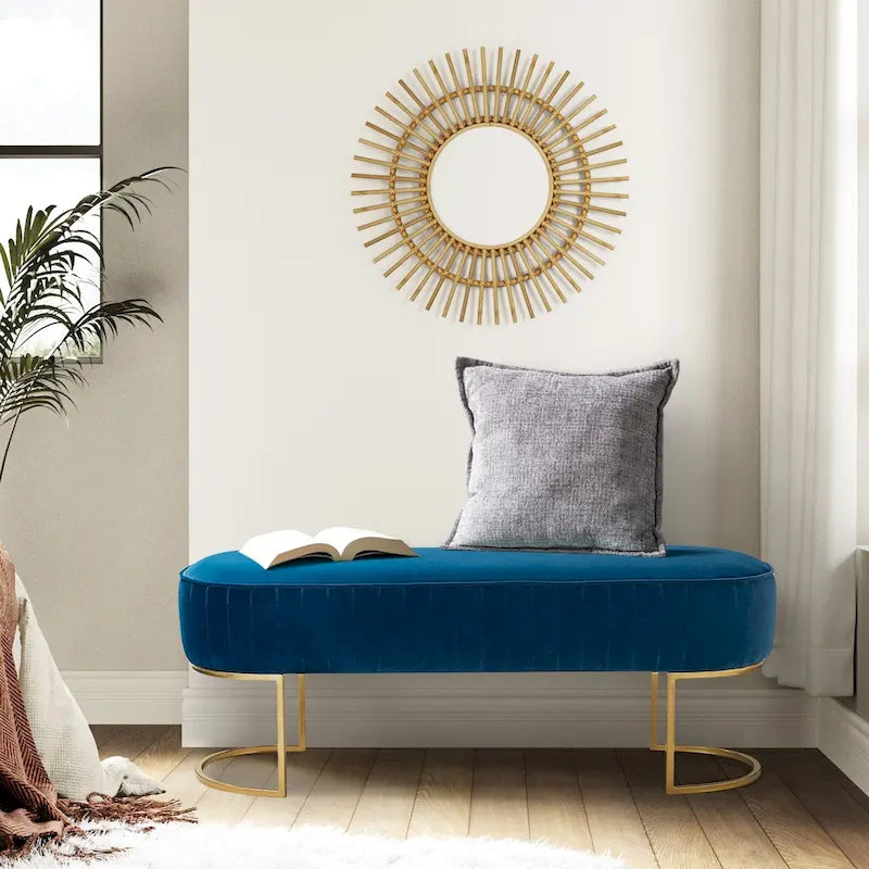 48 Wide Bench with Metal Base