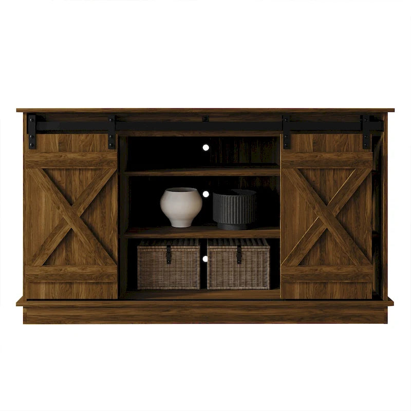 Vintage Style X-shaped TV Stand Console