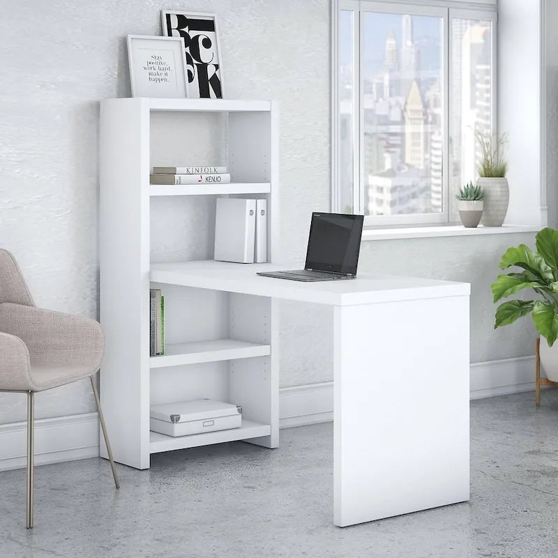 Echo 56W Bookcase Desk by Bush Business Furniture