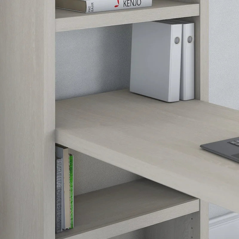 56W Bookcase Desk by